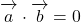 \overrightarrow{ \mathstrut a}\cdot\overrightarrow{ \mathstrut b}=0