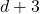 d+3