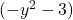 (-y^2-3)