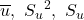 \overline{u},\ {S_u}^2,\ S_u