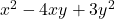 x^2-4xy+3y^2