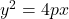 y^2=4px