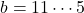 b=11\cdots5