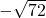 Rendered by QuickLaTeX.com -\sqrt{72}