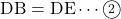 \text{DB}=\text{DE}\cdots\maru2
