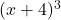 (x+4)^3