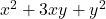 x^2+3xy+y^2