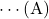 \cdots\text{(A)}