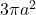 3\pi a^2