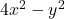 4x^2-y^2