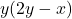 y(2y-x)