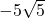 Rendered by QuickLaTeX.com -5\sqrt5