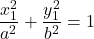 \dfrac{x_1^2}{a^2}+\dfrac{y_1^2}{b^2}=1