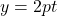 y=2pt