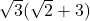 \sqrt3(\sqrt2+3)