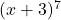 (x+3)^7