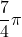 \dfrac{7}{4}\pi