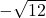 Rendered by QuickLaTeX.com -\sqrt{12}