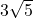 Rendered by QuickLaTeX.com 3\sqrt5