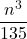 \dfrac{n^3}{135}