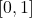 [ 0, 1 ]