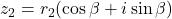 z_2=r_2(\cos\beta+i\sin\beta)