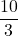 \dfrac{10}{3}