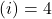 (i)=4