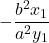 -\dfrac{b^2x_1}{a^2y_1}