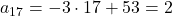 a_{17}=-3\cdot 17+53=2