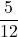 \dfrac{5}{12}