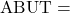 \mathrm{ABUT}=