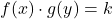 f(x)\cdot g(y)=k