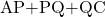\text{AP+PQ+QC}