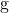 \text{g}