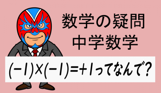 中学数学：なんで(-1)×(-1)＝+1なの？