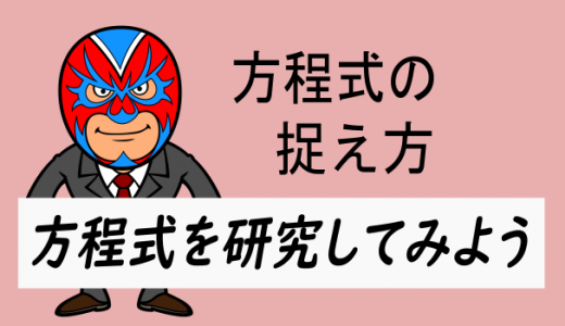 中学数学：方程式の研究