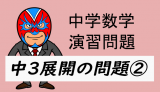 中学数学：演習問題・展開②