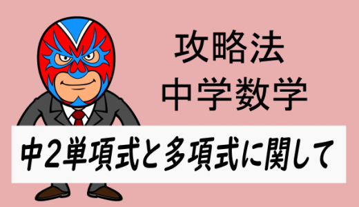 中学数学：攻略・単項式と多項式について