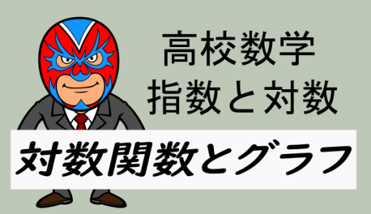 TikZ：高校数学：対数関数とグラフ